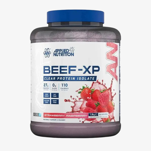 BEEF-XP Clear Applied Nutrition protéine de bœuf goût Fraise & Framboise 1,8 kg