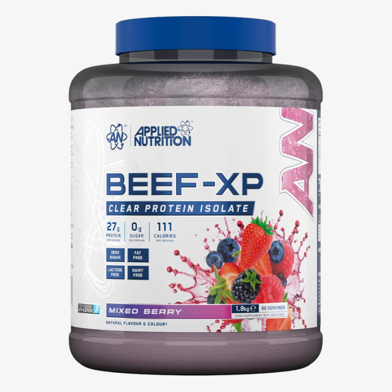 BEEF-XP Clear Applied Nutrition protéine de bœuf goût Fruits Rouges 1,8 kg