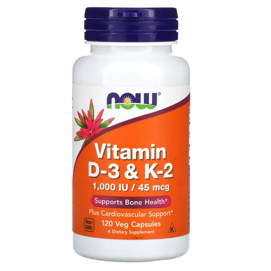 Vitamine D3 & K2 NOW Foods