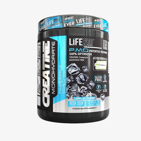 Créatine Creapure LifePro monohydrate goût Neutre 250 g