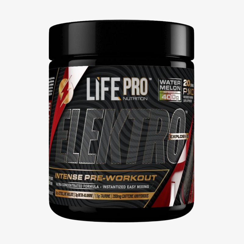 pre workout lifepro elektro 400 g pasteque booster energie focus