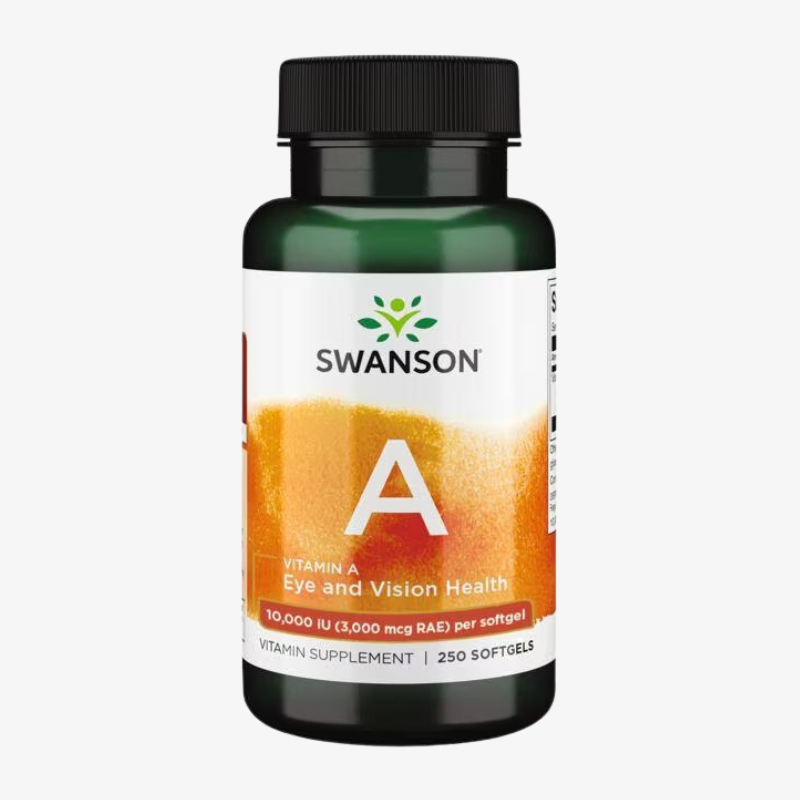 Vitamine A 10000 UI Swanson complément alimentaire 250 capsules