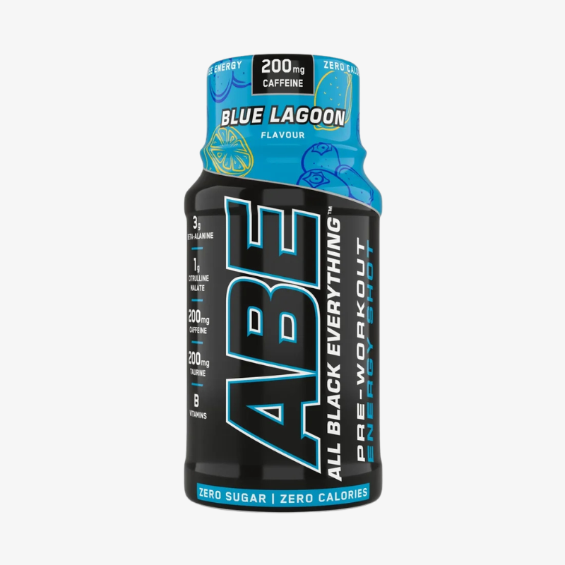 ABE Shot Applied Nutrition saveur Blue Lagoon 38 ml