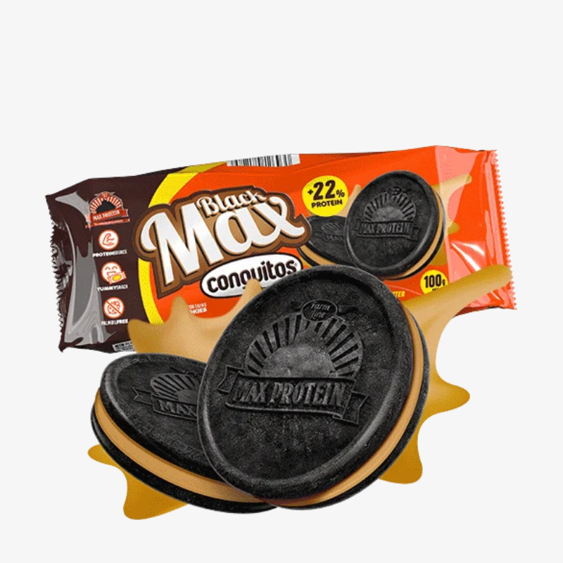 Biscuits protéinés BlackMax Max Protein saveur Conguitos Peanut – 100 g