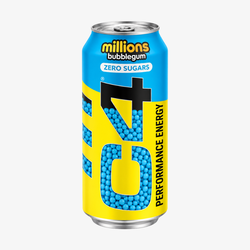 Boisson énergisante C4 Performance Energy saveur Millions Bubblegum 500 ml
