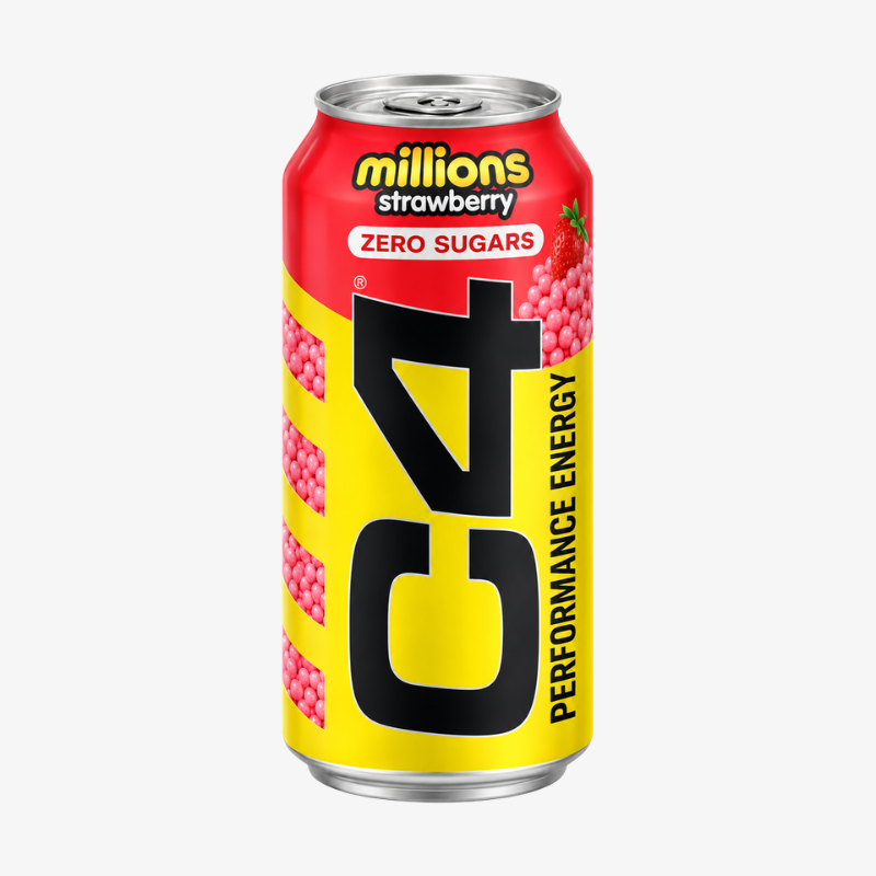 Boisson énergisante C4 Performance Energy saveur Millions Strawberry 500 ml