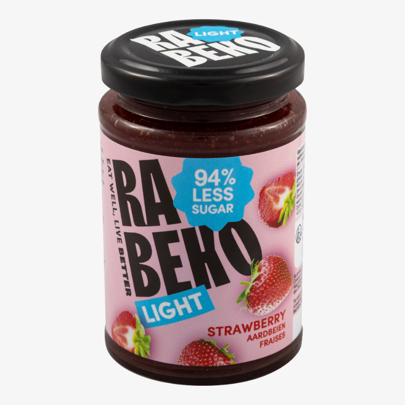 Confiture light Rabeko fraise 235g sans sucre ajouté fitness