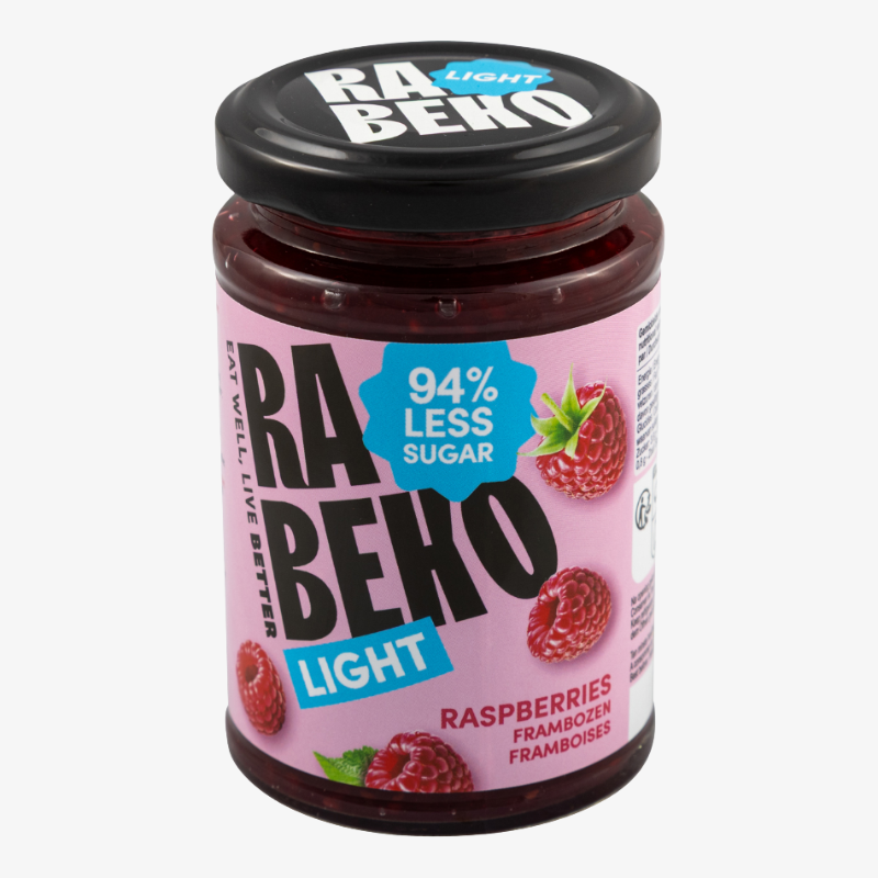 Confiture light Rabeko framboise 235g sans sucre ajouté fitness