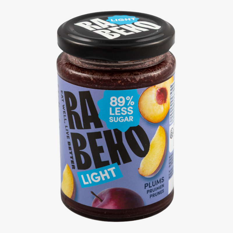 Confiture light Rabeko prune 235g sans sucre ajouté fitness