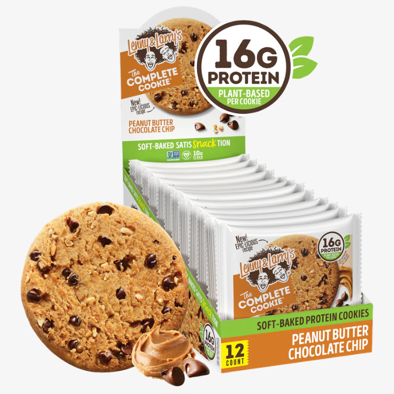 cookie proteine lenny and larrys 113 g pepites chocolat snack riche proteines