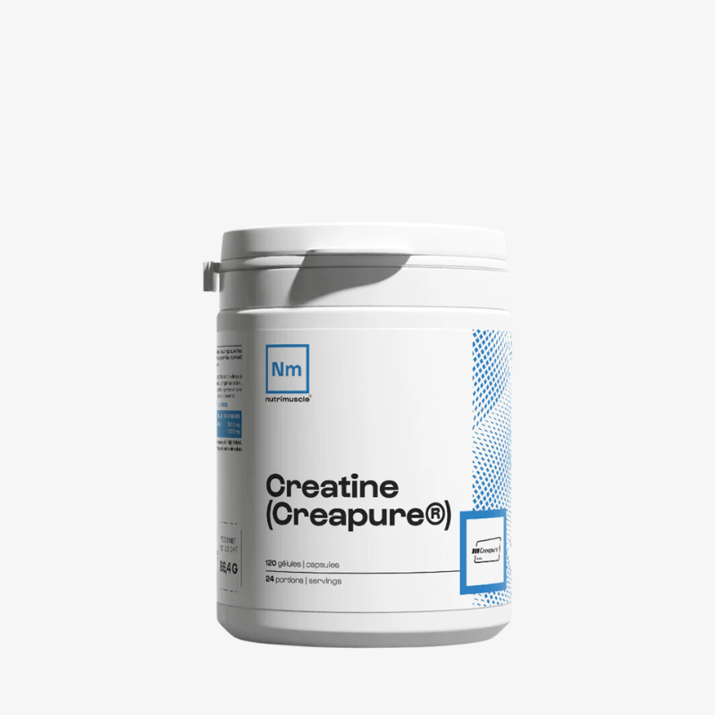 creatine creapure nutrimuscle 120 gelules force performance recuperation musculation