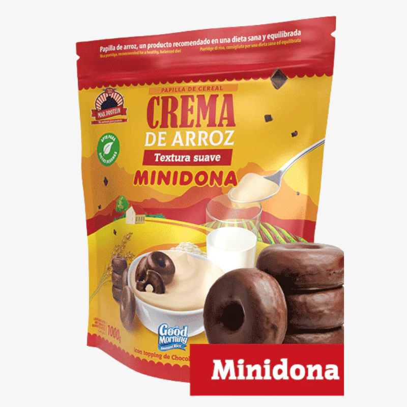 creme de riz max protein minidona dark 1kg crema de arroz
