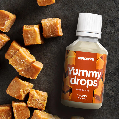 Yummy Drops Prozis caramel arôme liquide sans sucre pour whey yaourt café et desserts