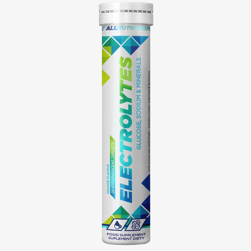 Electrolytes AllNutrition saveur Orange – 20 comprimés effervescents