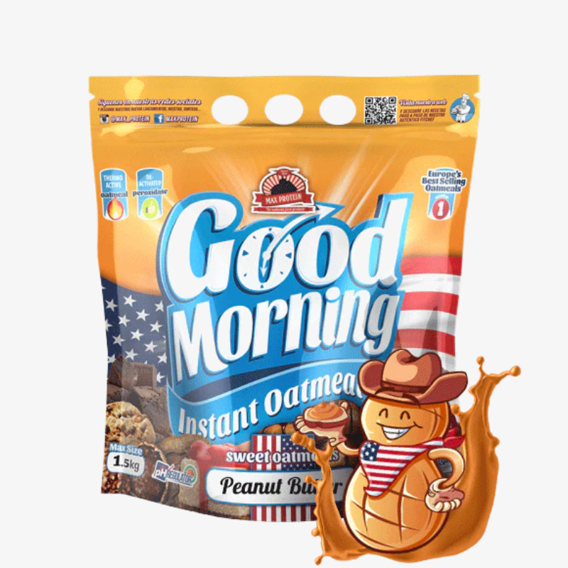 farine avoine max protein peanut butter 1.5kg good morning