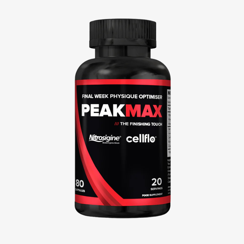 PeakMAX Strom Sports Nutrition 80 capsules complément préparation peak week bodybuilding