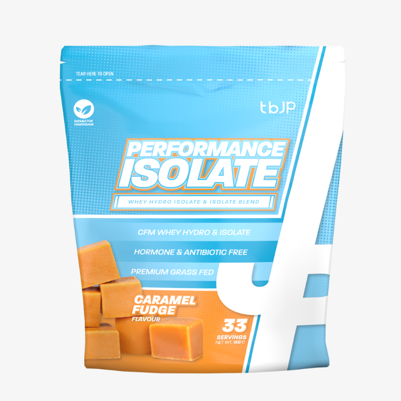 Performance Isolate TBJP Caramel fudge 1kg whey isolate