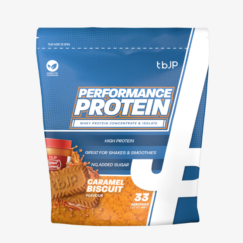 performance protein tbjp whey caramel biscuit 1kg proteine