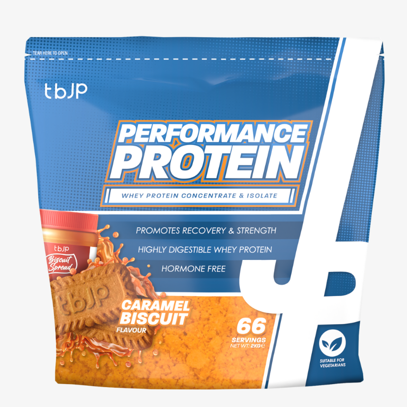 performance protein tbjp whey caramel biscuit 2kg proteine