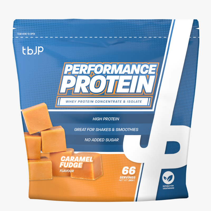 performance protein tbjp whey caramel fudge 2kg proteine