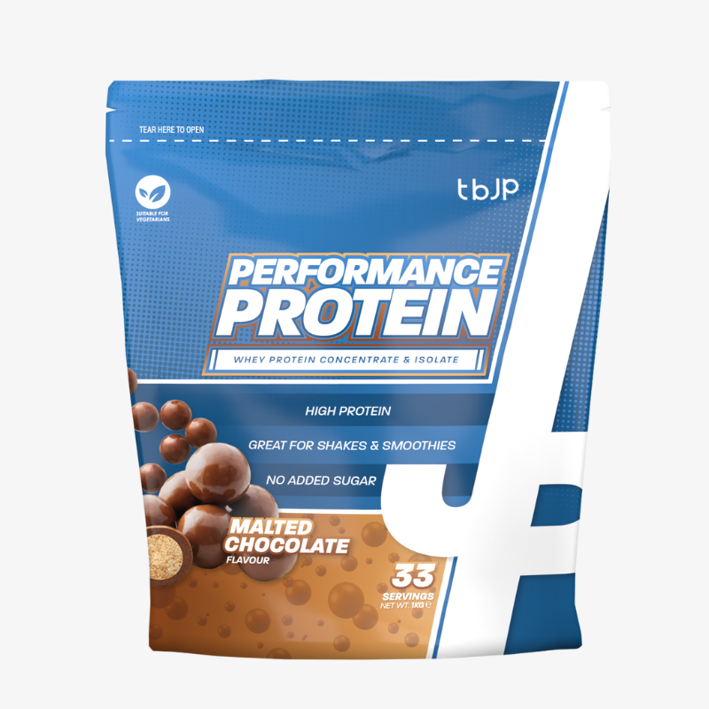performance protein tbjp whey choc malt balls 1kg proteine