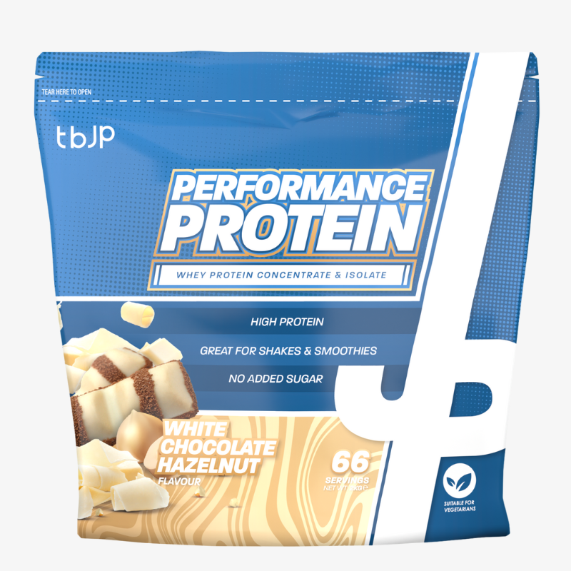 performance protein tbjp whey chocolat blanc noisette 2kg proteine