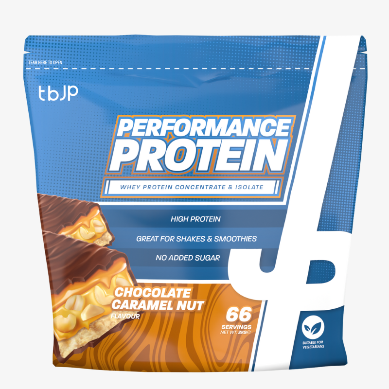 performance protein tbjp whey chocolat caramel noisette 2kg proteine