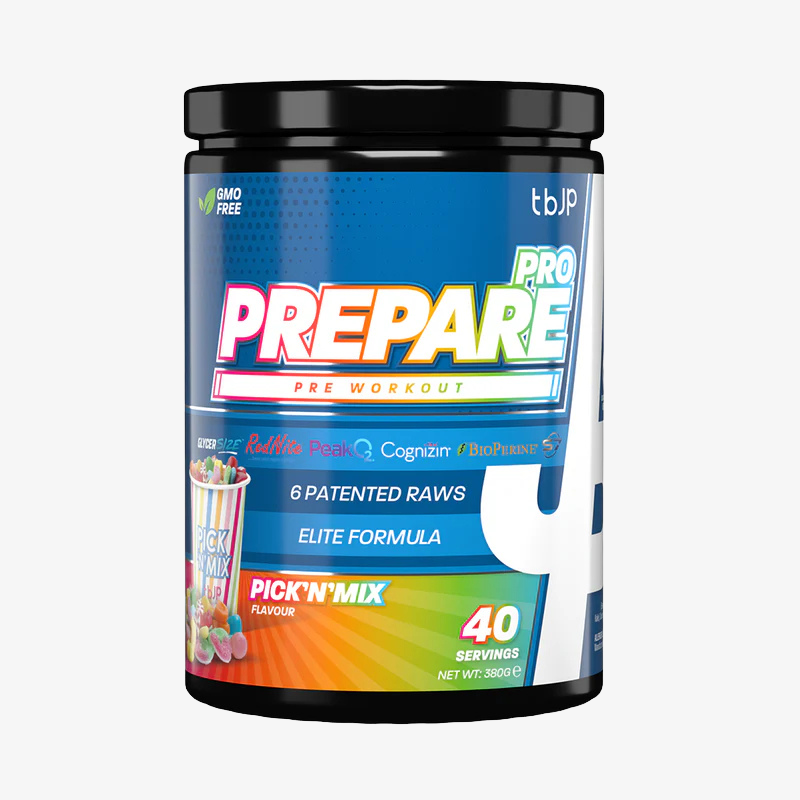 pre workout prepare pro tbjp pick n mix pre entrainement booster energie 40 servings