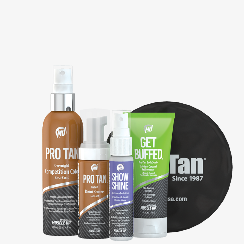 PRO TAN Single Show Competition Color Mini Kit Classique kit de bronzage pour compétition de bodybuilding