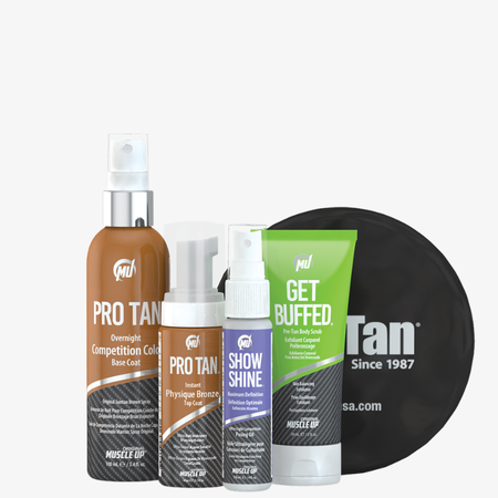 PRO TAN Single Show Competition Color Mini Kit Super Dark kit de bronzage pour compétition de bodybuilding