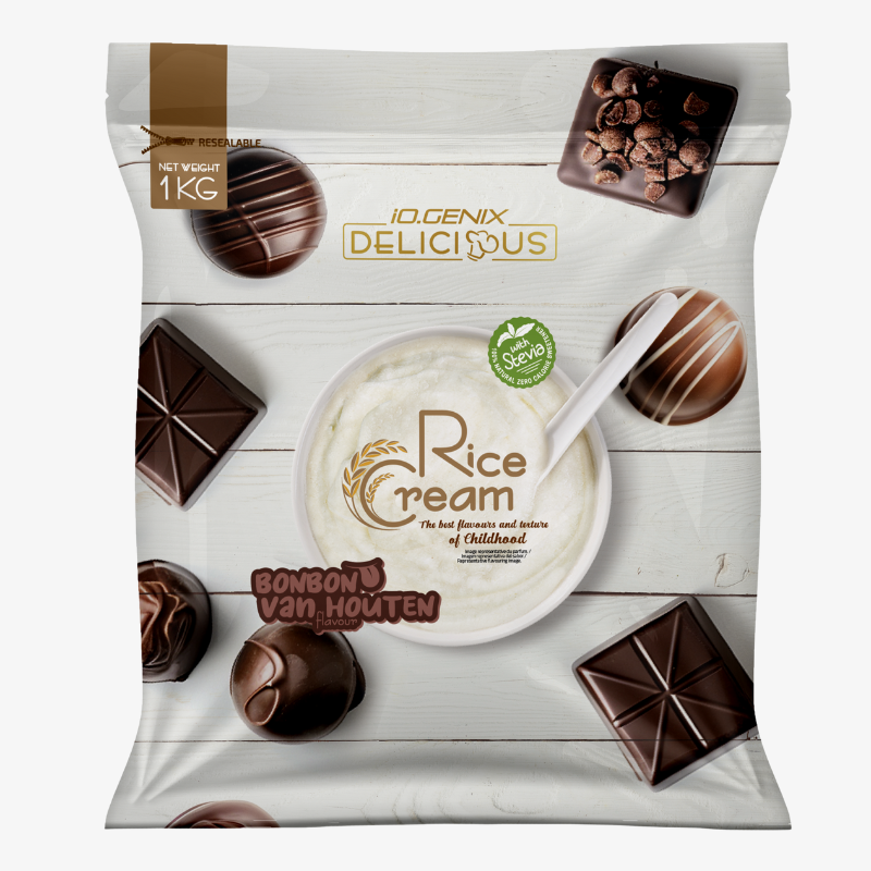 Crème de riz IO Genix bonbon Van Houten 1kg glucides énergie sport
