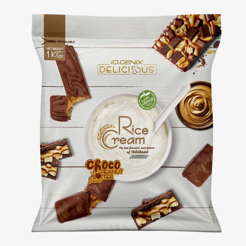 Crème de riz IO Genix choco peanut butter 1kg glucides rapides collation sport