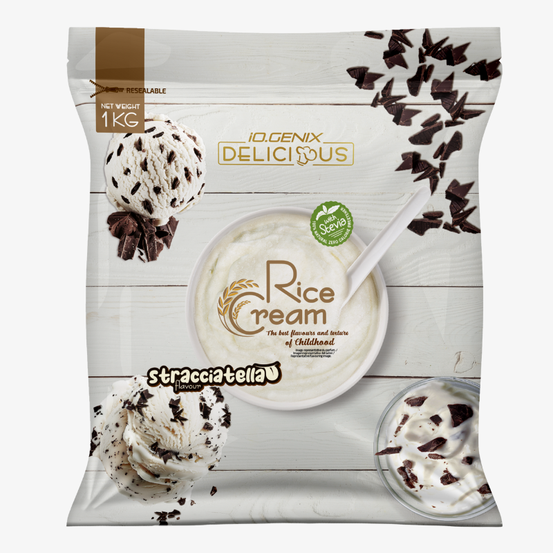 Crème de riz IO Genix stracciatella 1kg glucides rapides petit déjeuner sport