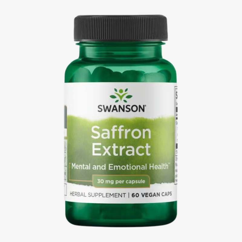 Safran Swanson 30 mg complément alimentaire humeur stress 60 capsules