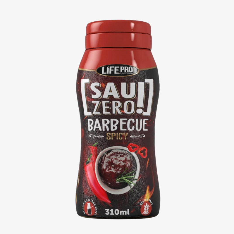 Sauce zero Life Pro barbecue épicé 310 ml sans calories sans sucre fitness