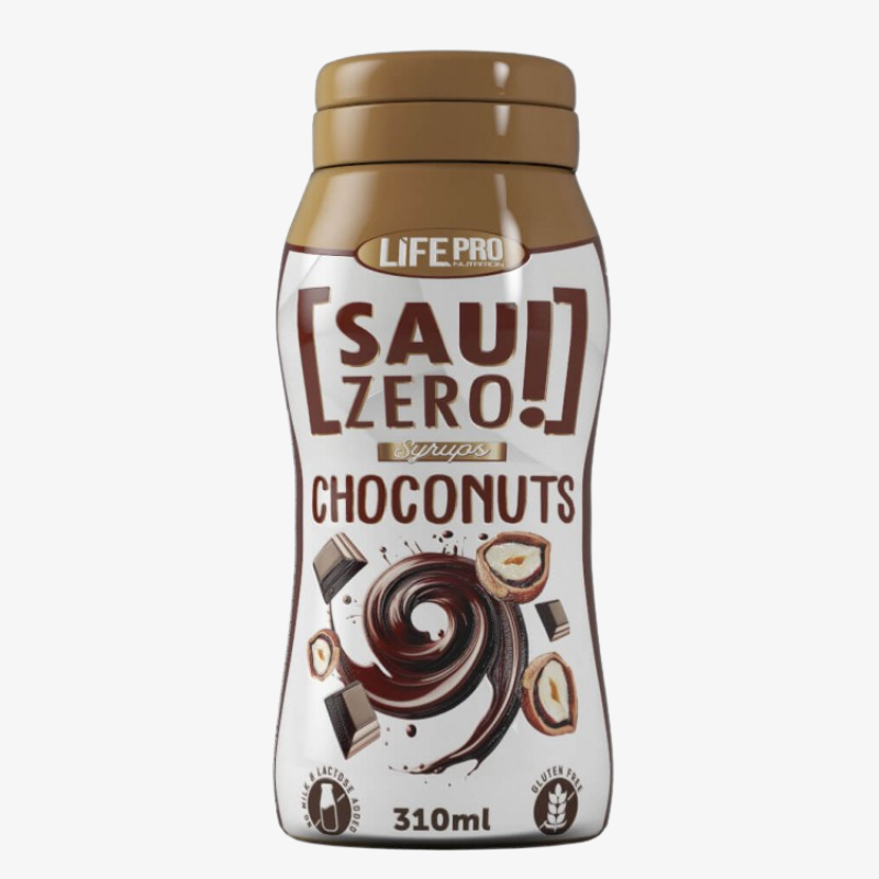 Sauce zero Life Pro choco nut 310 ml sans calories sans sucre fitness