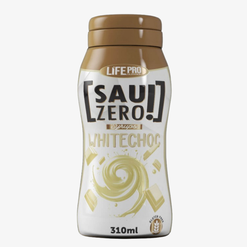 Sauce zero Life Pro chocolat blanc 310 ml sans calories sans sucre fitness