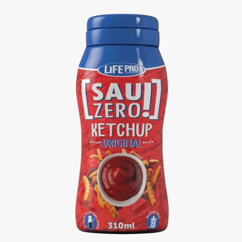 Sauce zero Life Pro ketchup 310 ml sans calories sans sucre fitness