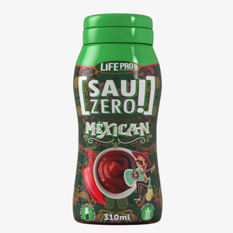 Sauce zero Life Pro mexican 310 ml sans calories sans sucre fitness