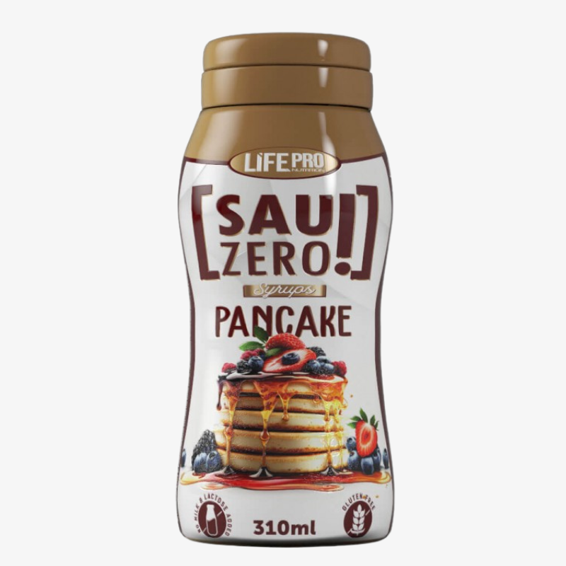 Sauce zero Life Pro pancake 310 ml sans calories sans sucre fitness
