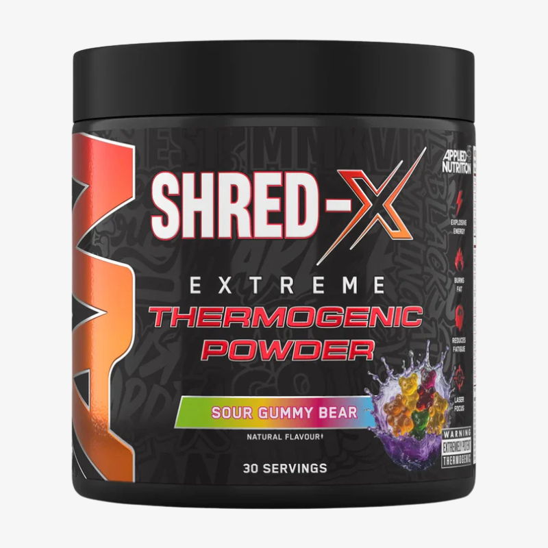 Shred-X Applied Nutrition thermogénique goût bonbons acidulés brûleur de graisses et booster énergie