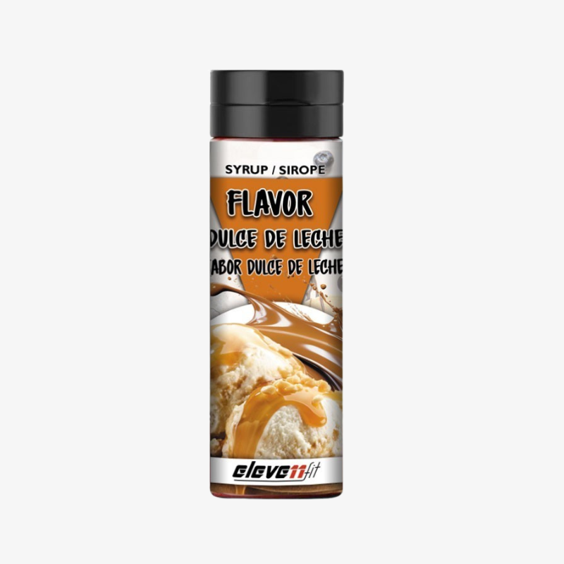 Sirop zero DulcedeLeche ElevenFit 330ml sirop sans sucre Dulce de Leche pour pancakes et desserts
