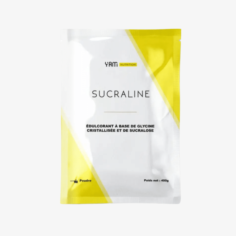 Sucraline Yam Nutrition 400g édulcorant en poudre à base de glycine et sucralose