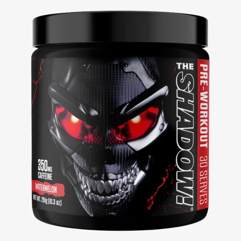The Shadow Pre Workout 30 servings Watermelon 350mg caffeine pre workout musculation