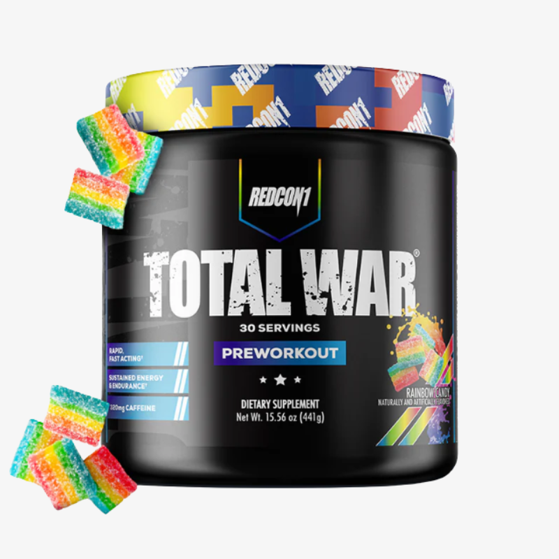 Total War Redcon1 Rainbow Candy pre workout 30 servings