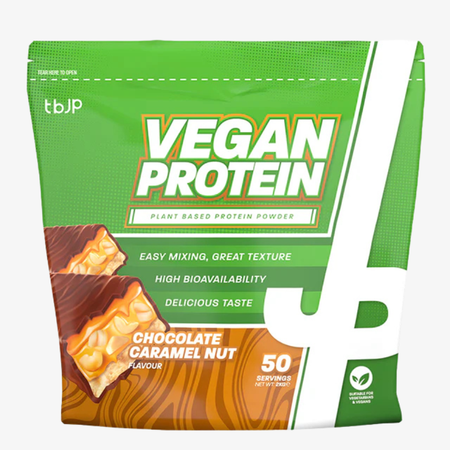 Vegan Protein Trained by JP Nutrition chocolate caramel nut 2 kg