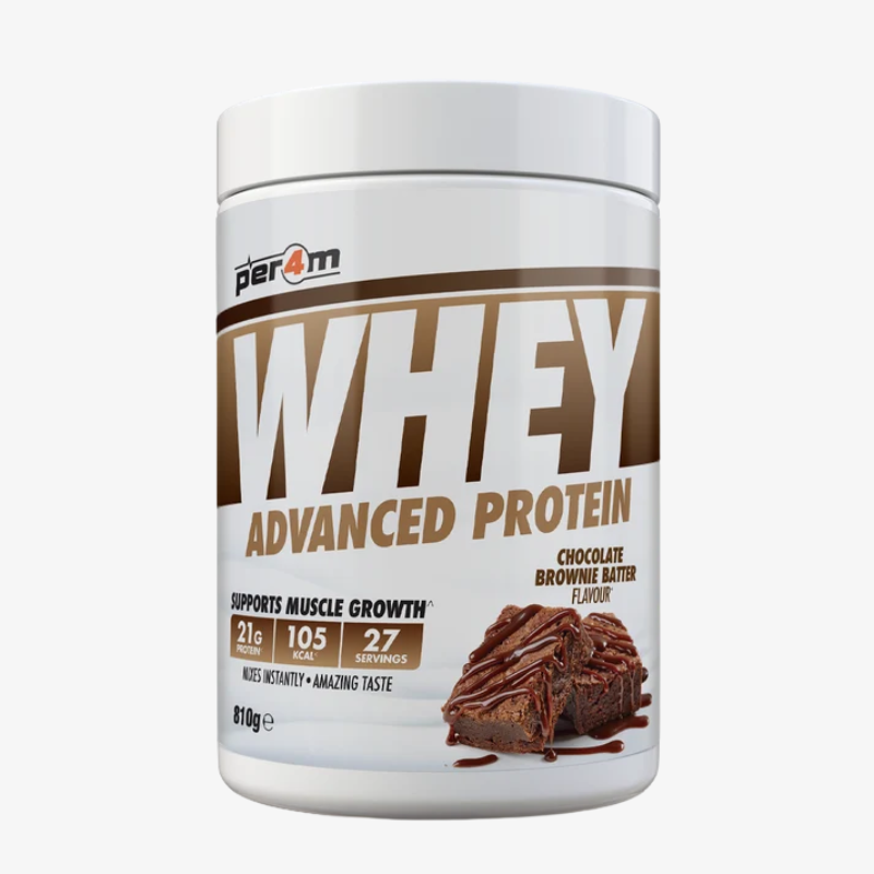 Whey Protein Per4m protéine whey goût Brownie 810 g