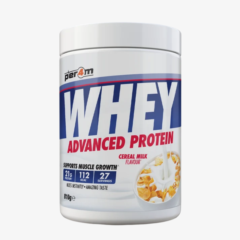 Whey Protein Per4m protéine whey goût Céréales au lait 810 g