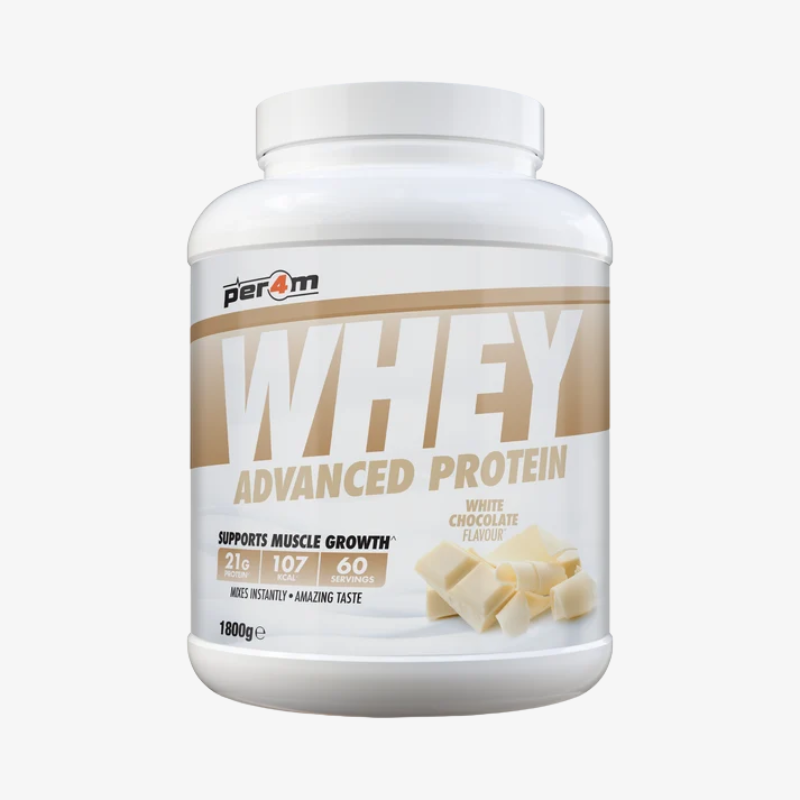 Whey Protein Per4m protéine whey goût Chocolat Blanc 1,8 kg