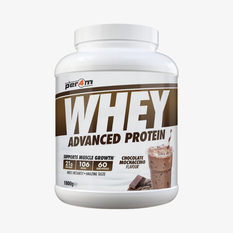 Whey Protein Per4m protéine whey goût Chocolat Mochaccino 1,8 kg